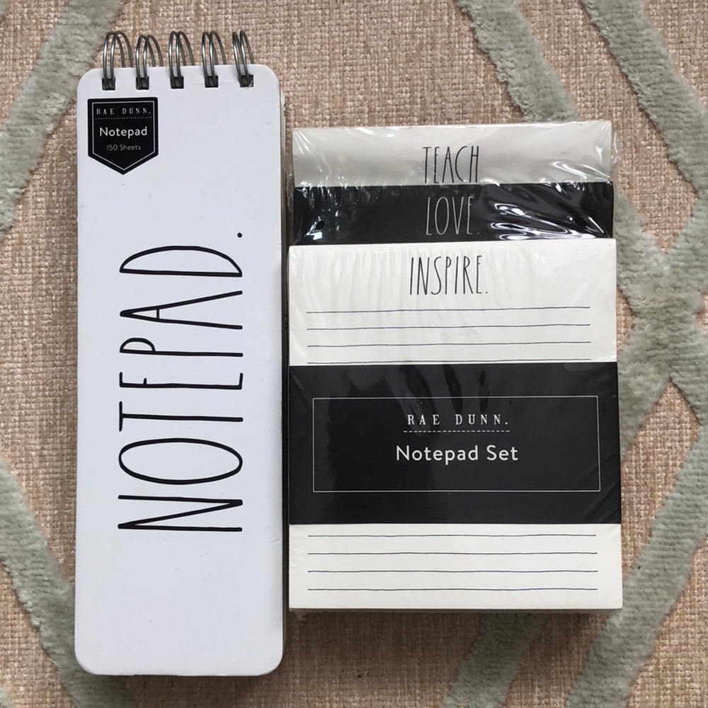 NWT Rae Dunn Notepad & Teach, Love, Inspire - Picture 1 of 2